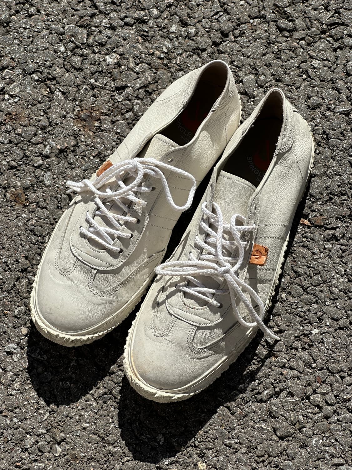 [255] SPINGLE MOVE 스핑글무브 레더 스니커즈 일본 수제화 상품이미지1