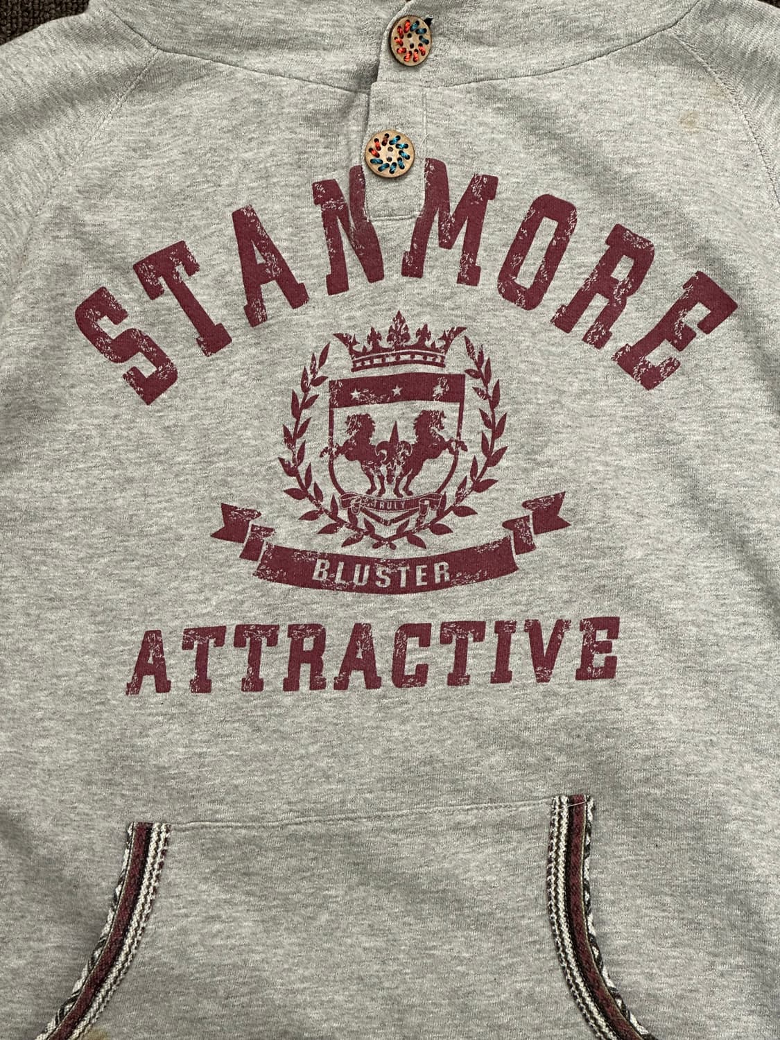 M)Japanese vintage 여성 스탠퍼드 프린팅 후디 상품이미지3