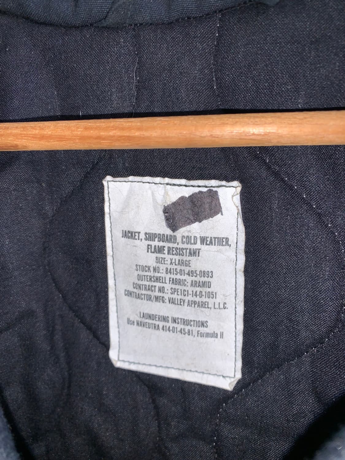 미해군 쉽보드 shipboard 덱자켓 XL 상품이미지4