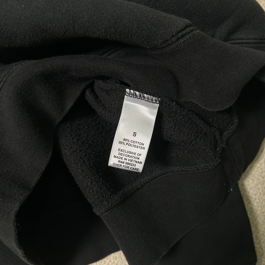 (S) 피어오브갓 에센셜 블랙 후드 상품이미지7