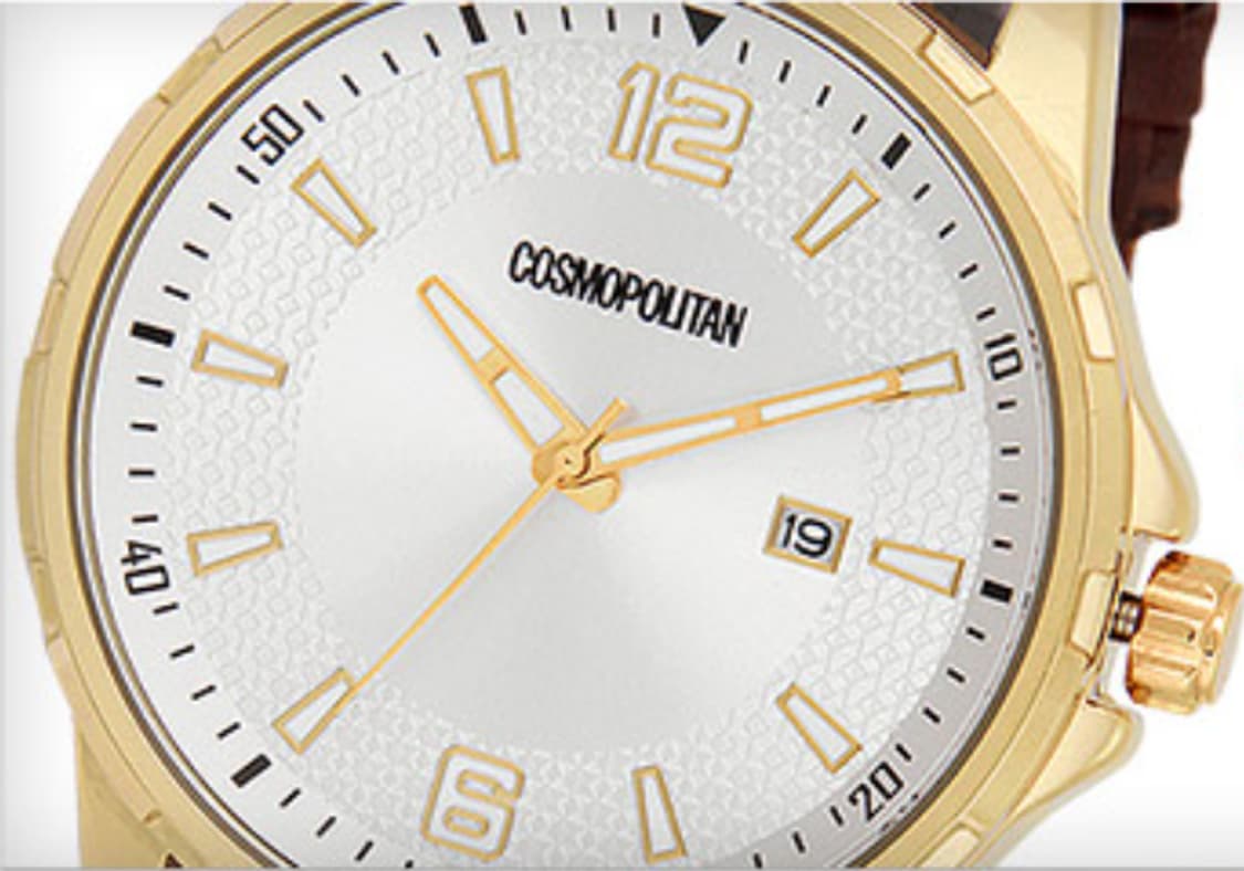 초특가 코스모폴리탄 남성용 가죽손목시계  판매 상품이미지3