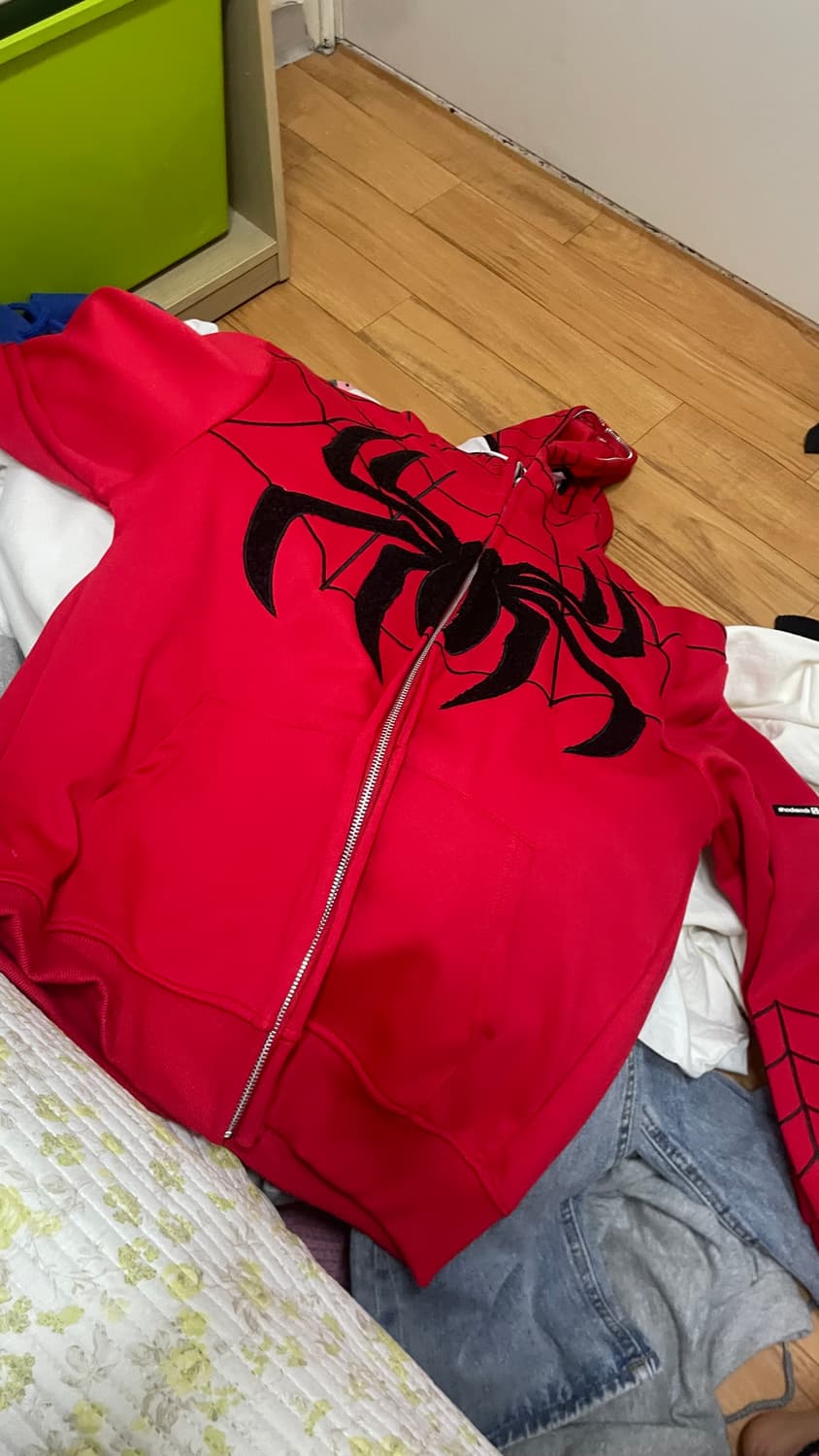 스파이더맨 후드집업 빨강 상품이미지2