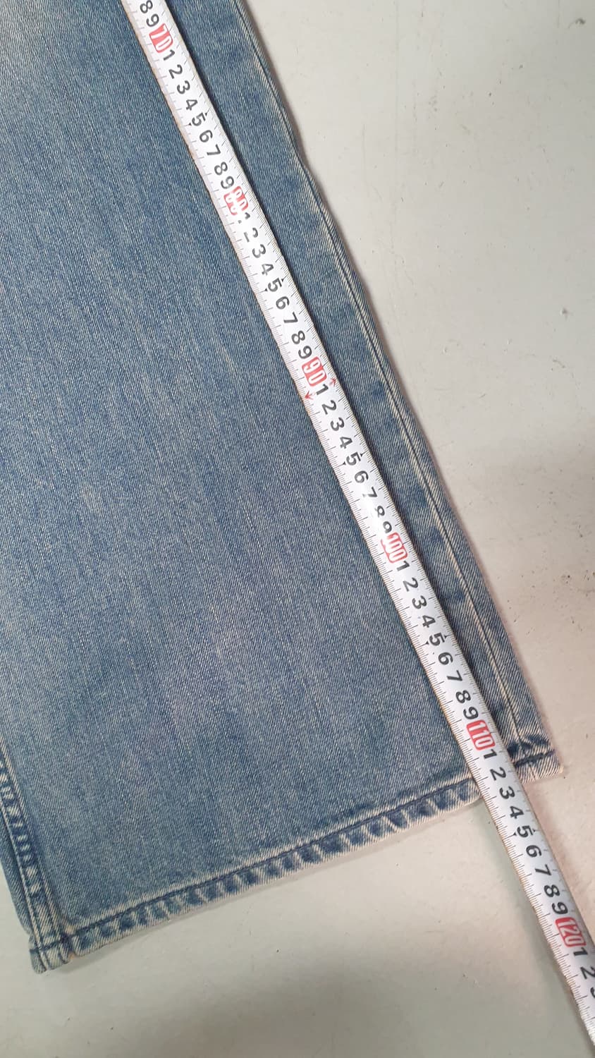 벨리에 중청 와이드 데님 팬츠 W32 L32 상품이미지5