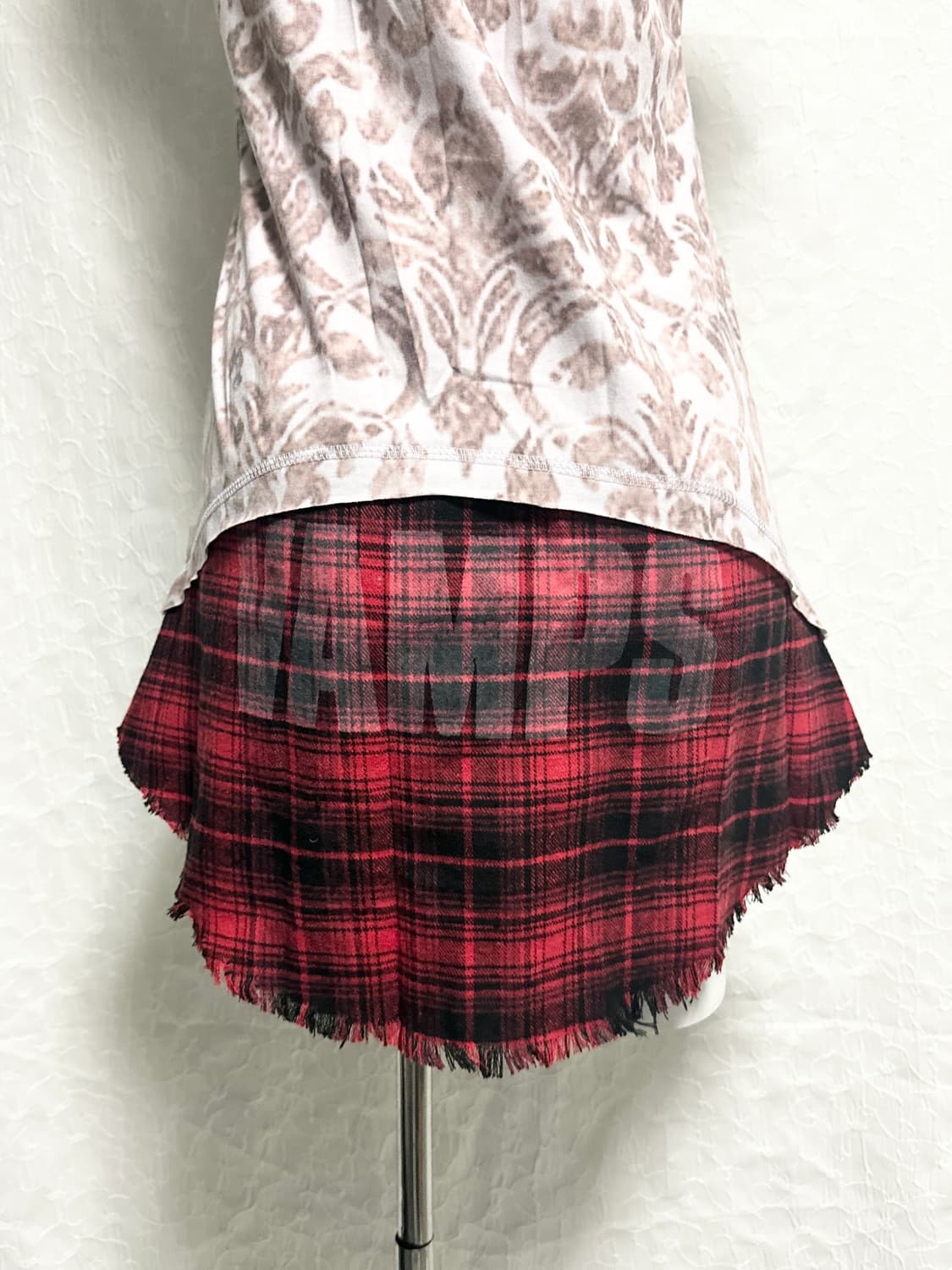 빈티지 펑크 트라이벌 레이어드 슬리브리스 탑 상품이미지4