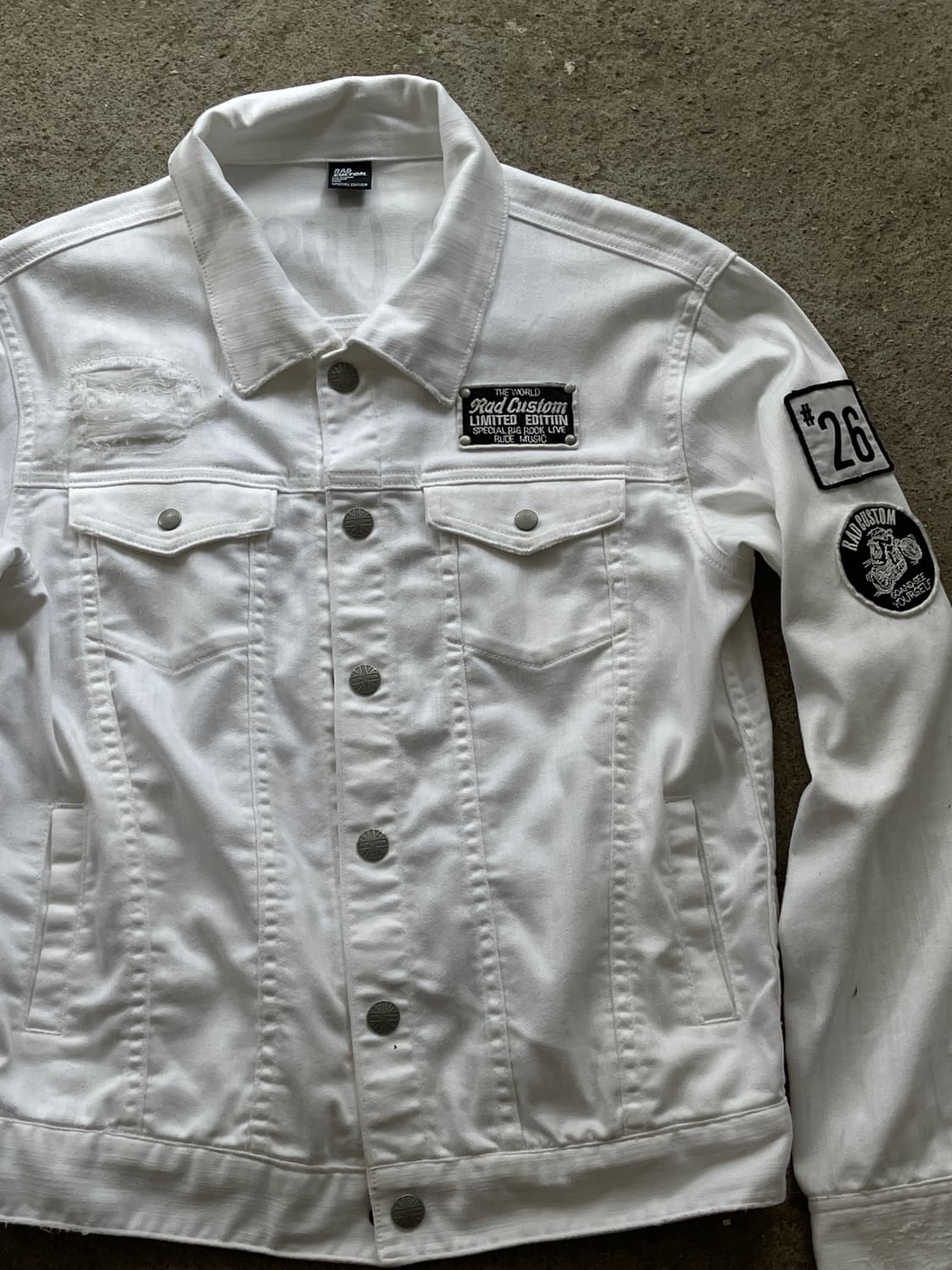 'Rad custom' damage denim jacket 상품이미지2