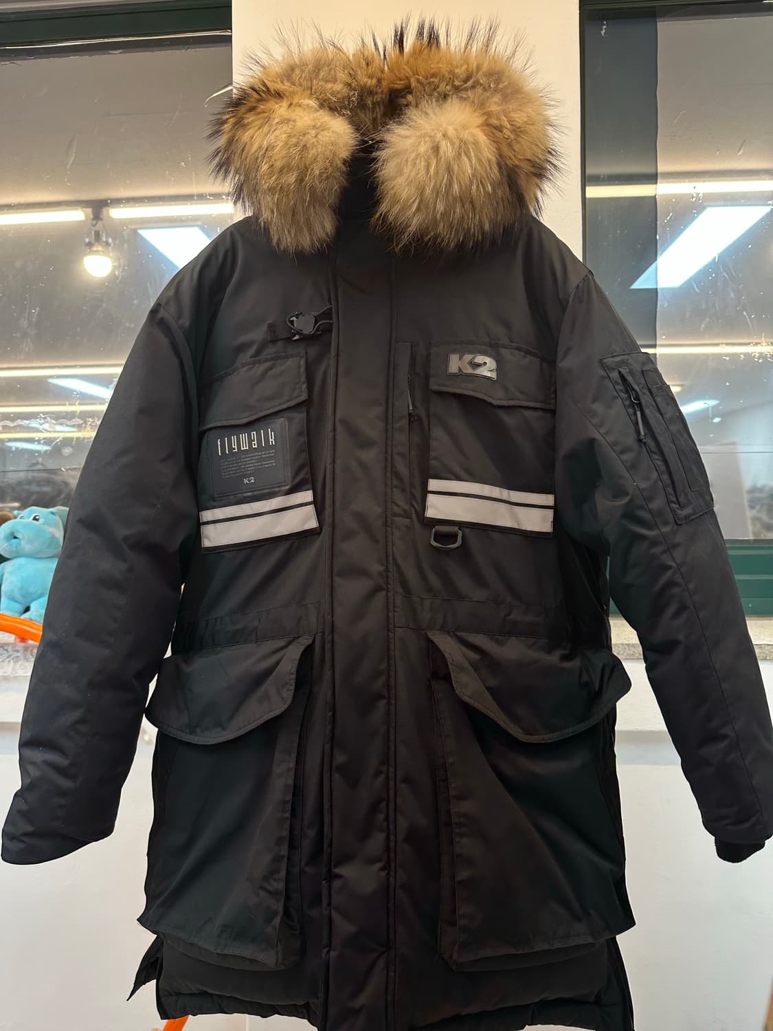 대장급 K2 flywalk  패딩 점퍼 라쿤털 방한복 상품이미지1