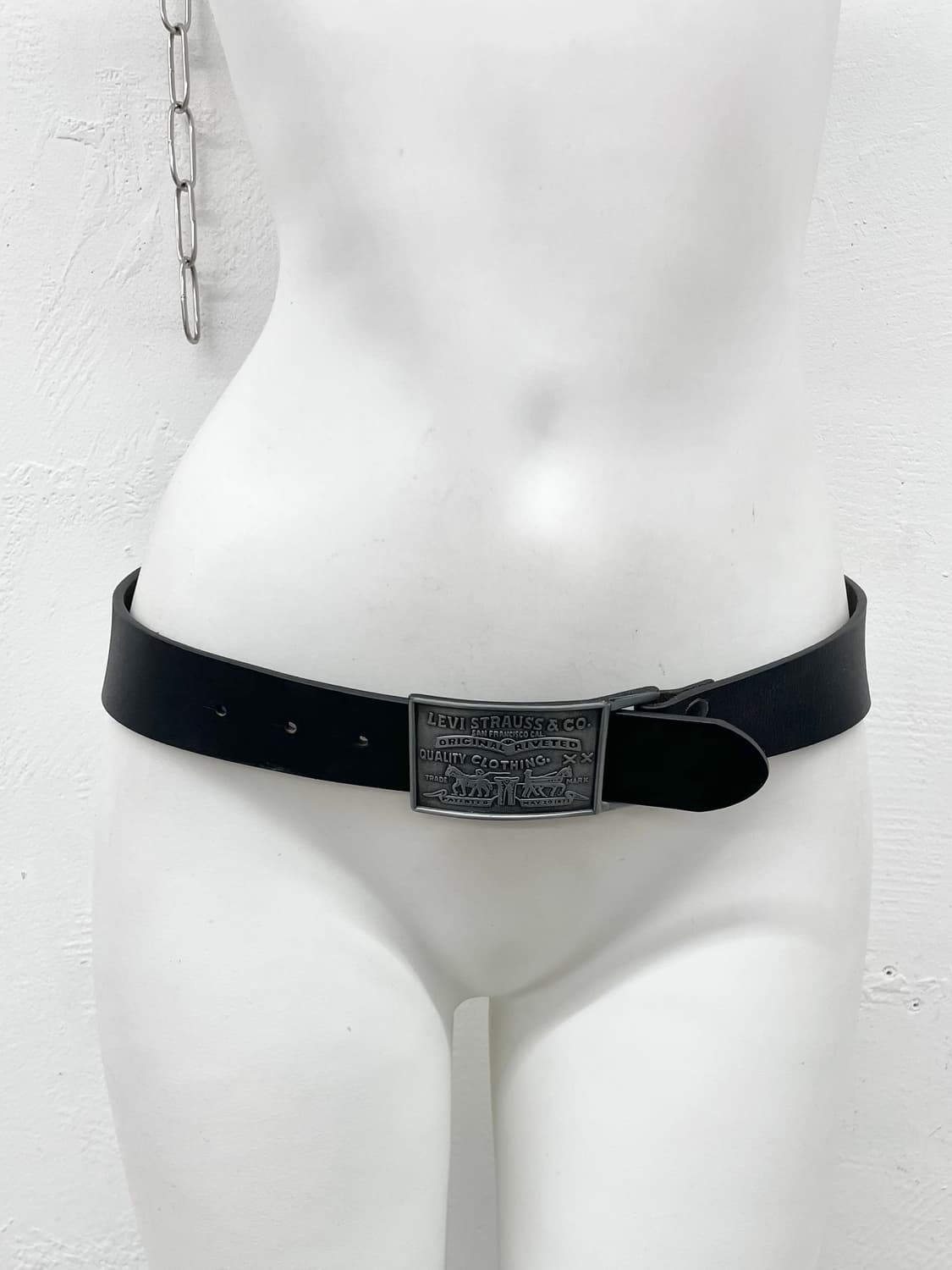 리바이스 리얼레더 로고 버클 벨트 상품이미지2