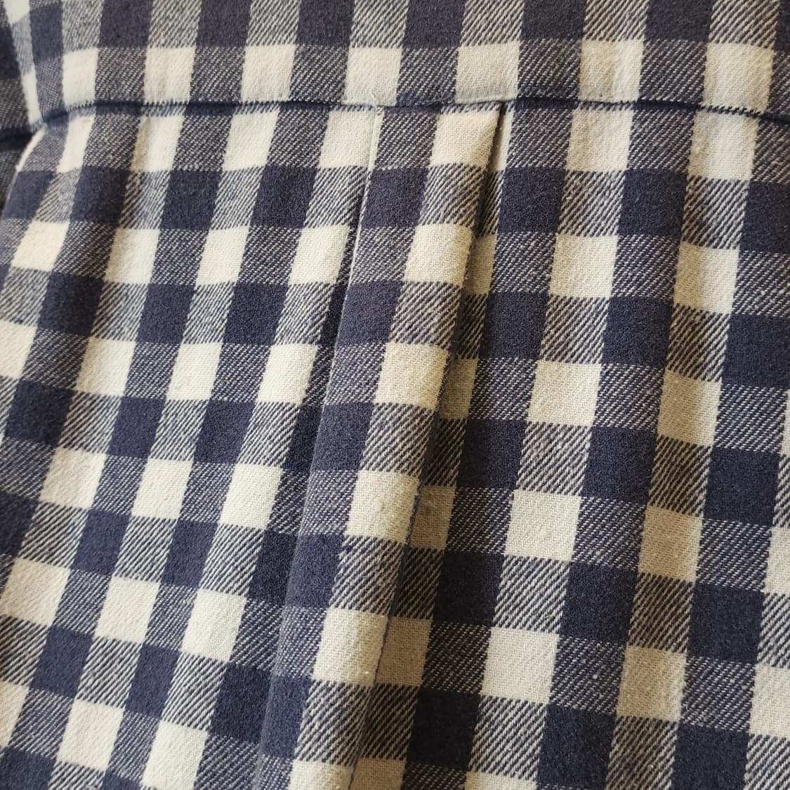 90s 아메리칸 빈티지 체크셔츠 헤비 플란넬 워크셔츠 빅체크 블루 xl 상품이미지10