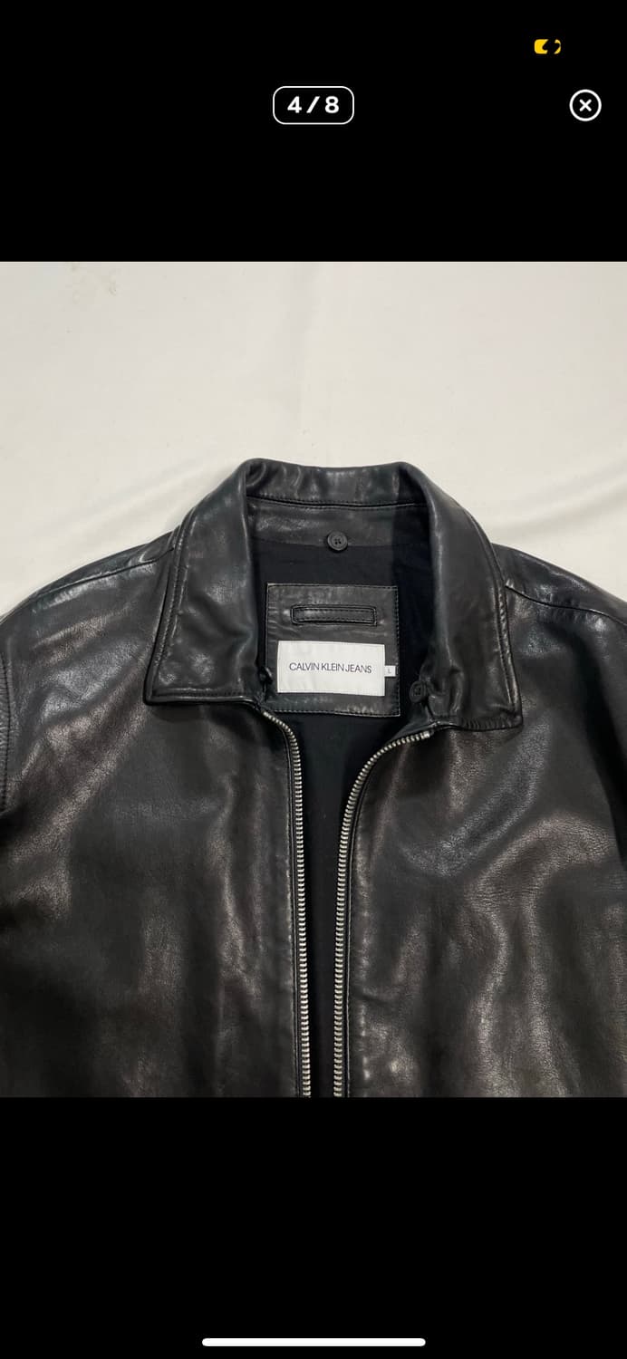 라프시몬스 캘빈클라인 A2 양가죽 자켓 L사이즈 상품이미지4