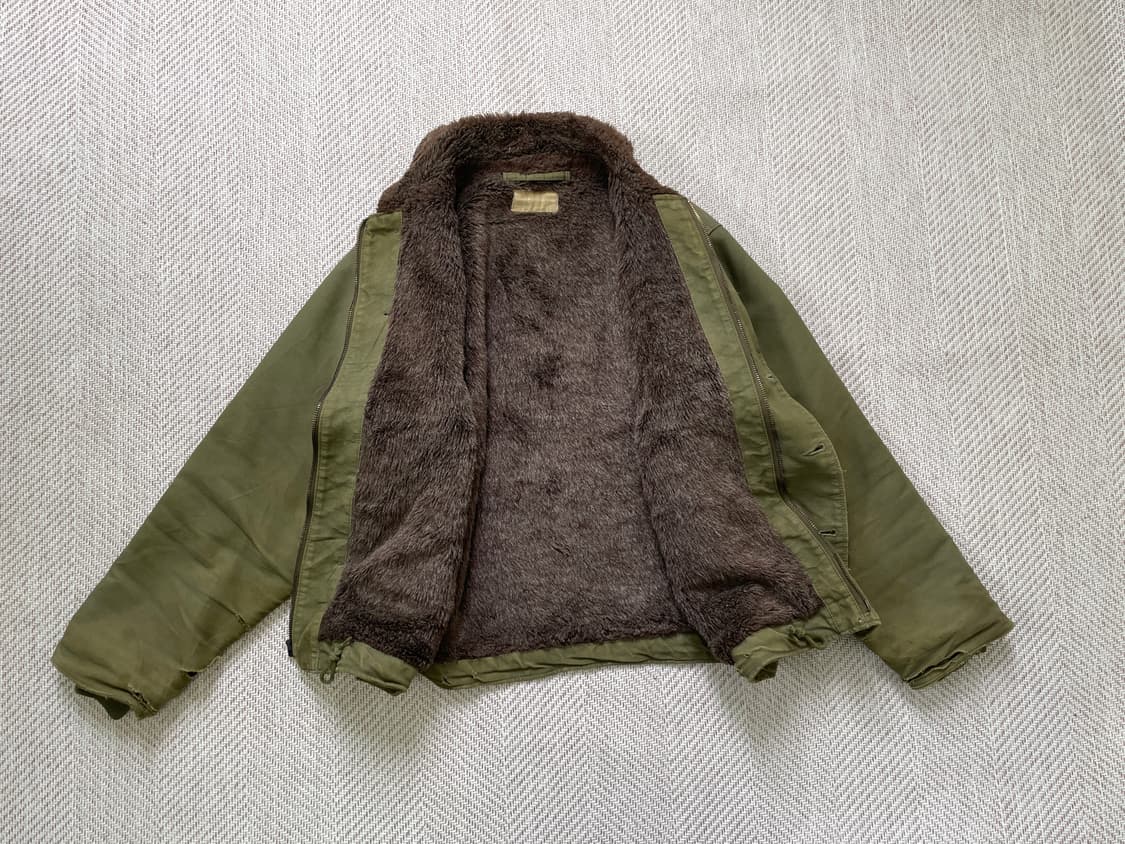 4~50s  og 미 해군 N-1 밀리터리 덱 자켓  상품이미지5