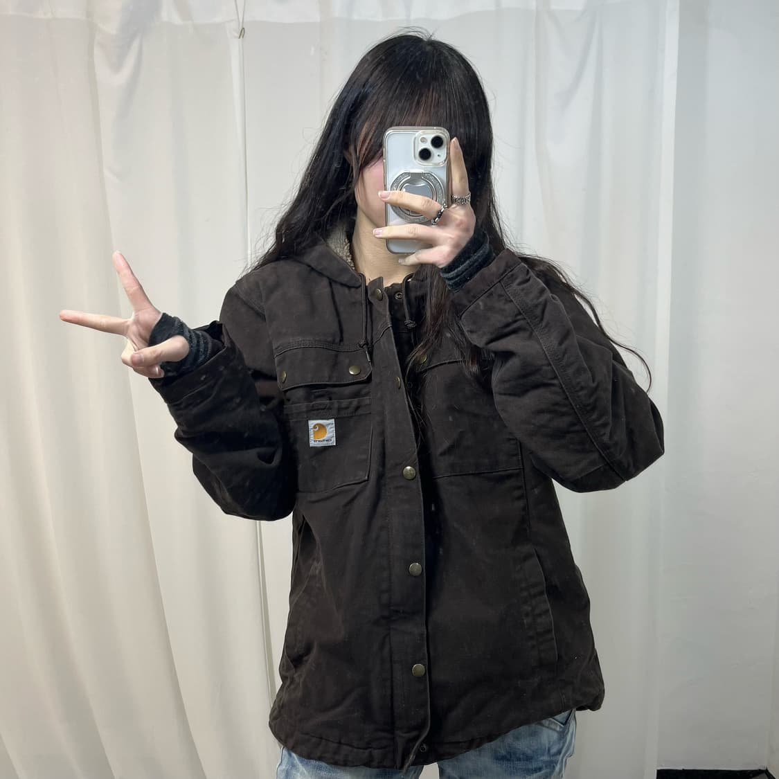 Carhartt Brown Valet Work Jacket 상품이미지2