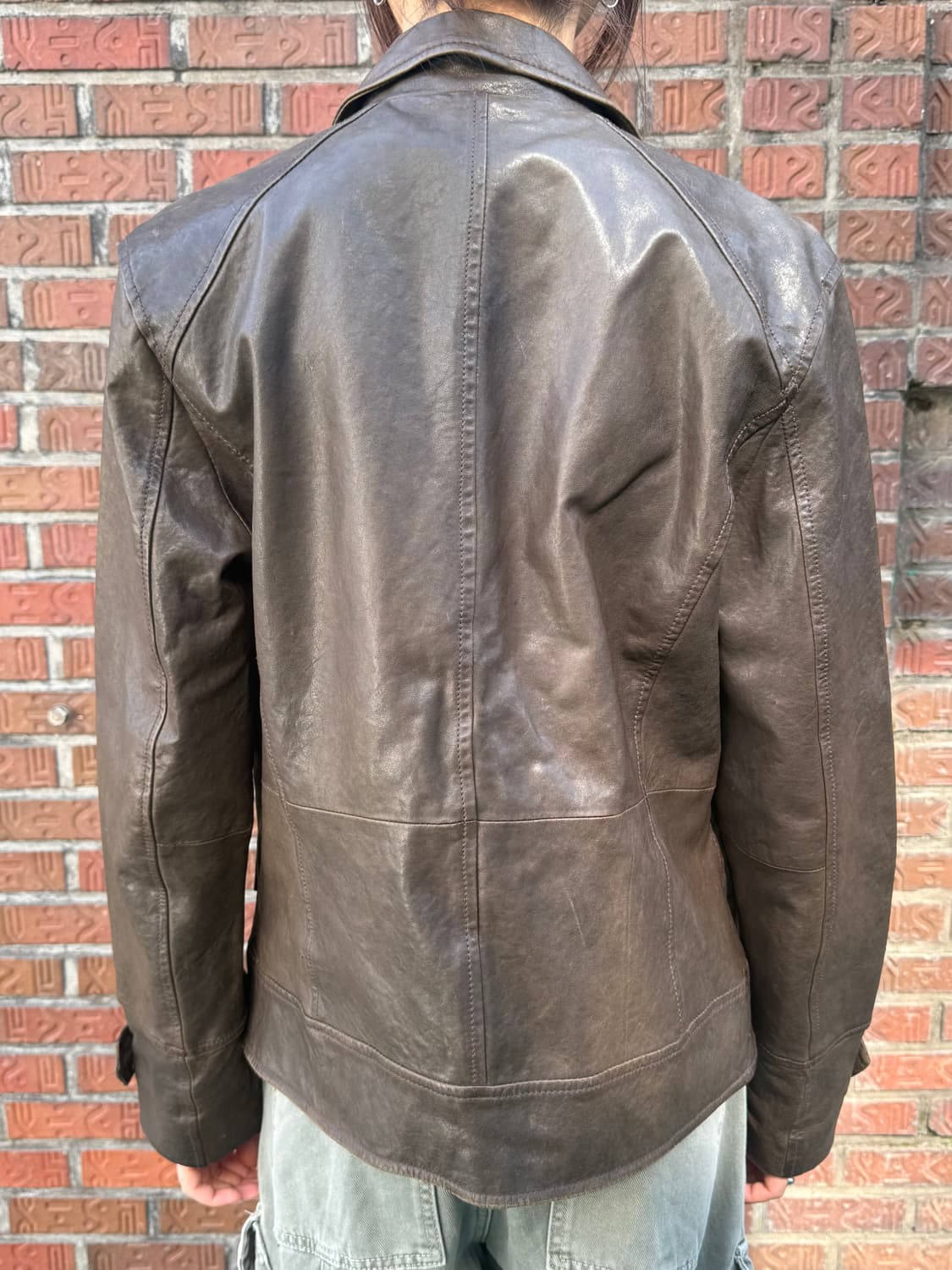 크리스크리스티 브라운 자켓 상품이미지4