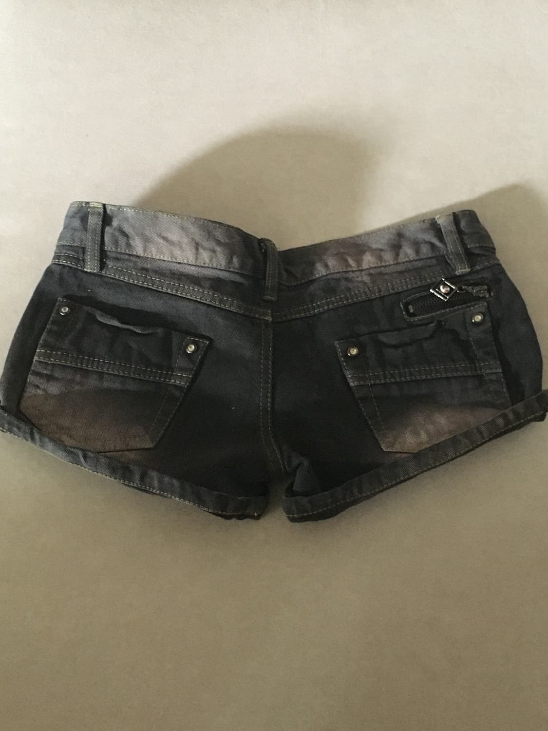 데님 청 반바지 바지 숏팬츠 갸루 오네 펑크 라떼 히메 러블리 펑크 상품이미지2