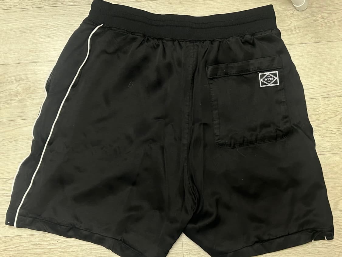 우영미 파이핑 밴딩 쇼츠 블랙 - 25SS 상품이미지2