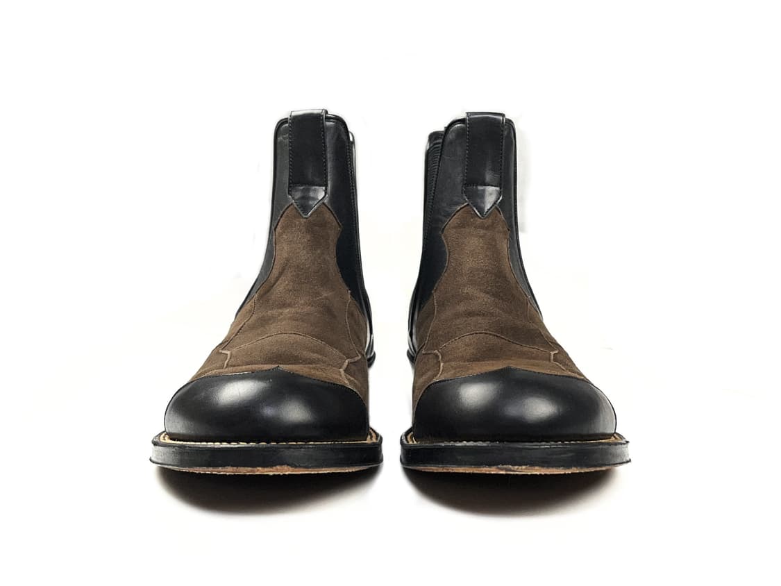 suede patchwork side gore boots 상품이미지3