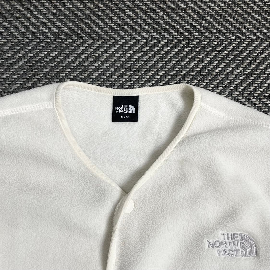 노스페이스 화이트 플리스 가디건 자켓 y 4935 상품이미지6