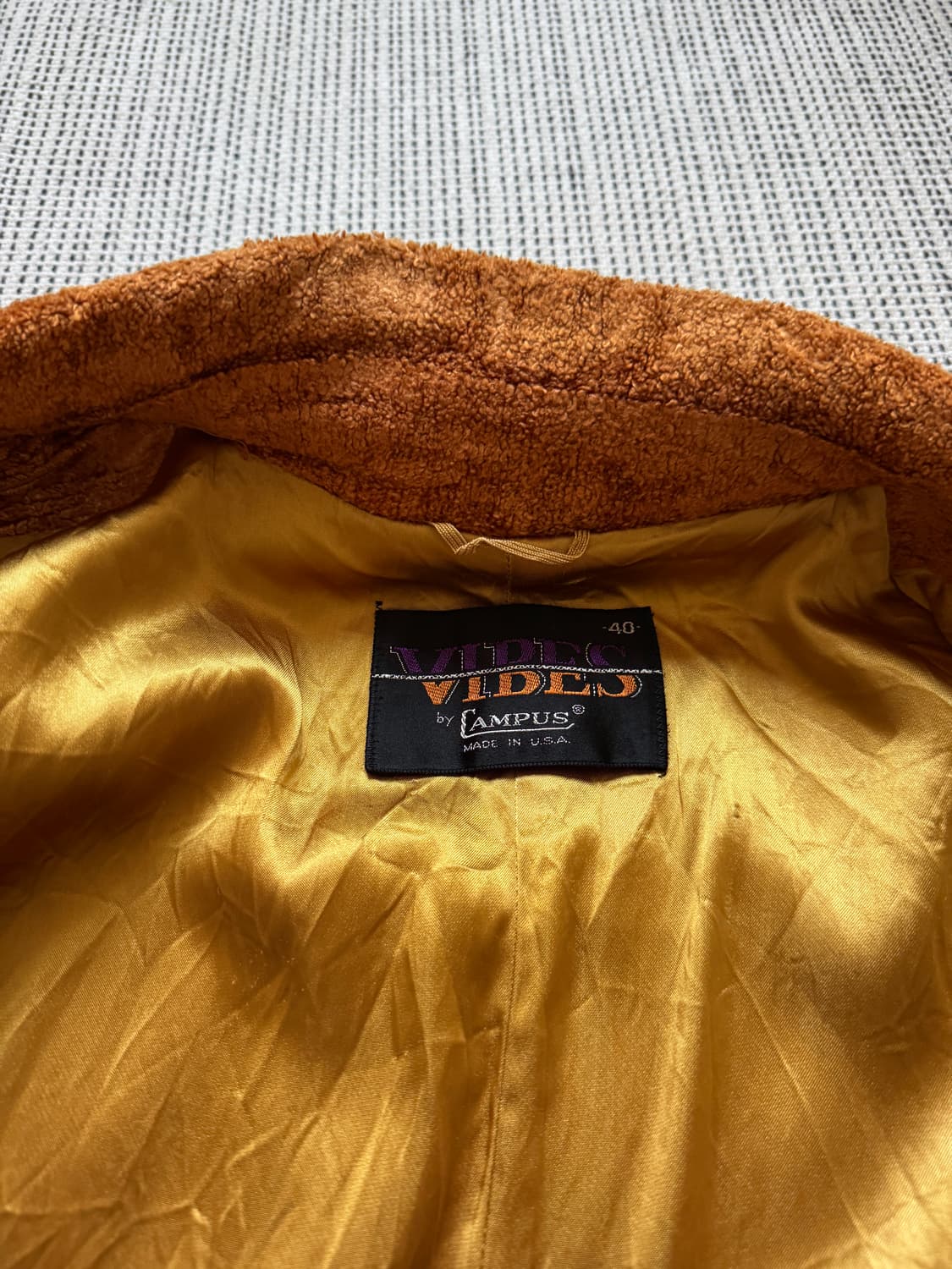 60s 빈티지 아카이브 파일 벨루어 카코트 상품이미지4