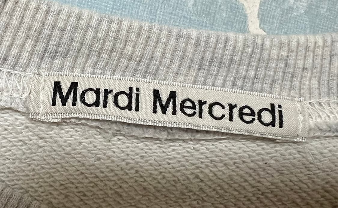 마르디 메크르디 여자 맨투맨 프리 캐주얼 오버핏 최대L 상품이미지3