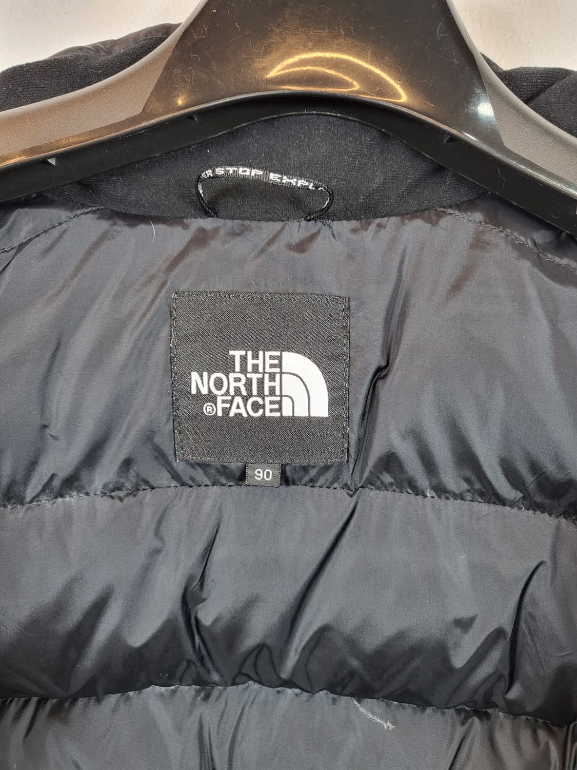 노스페이스 구스필파워 700 눕시 여성 패딩 블랙 90-95 S 새제품급 상품이미지8