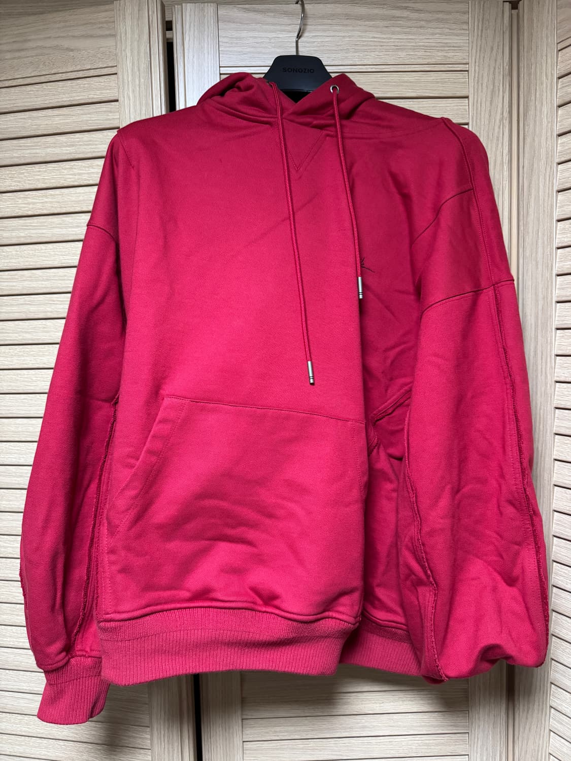 [48] 송지오 dc콜라보 로그갤러리 레드 후드 상품이미지4