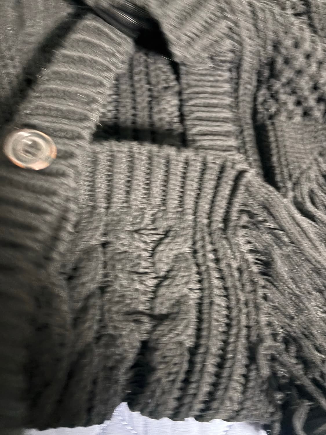 ADSB 앤더슨벨 소바쥬 코튼 가디건 블랙 상품이미지6