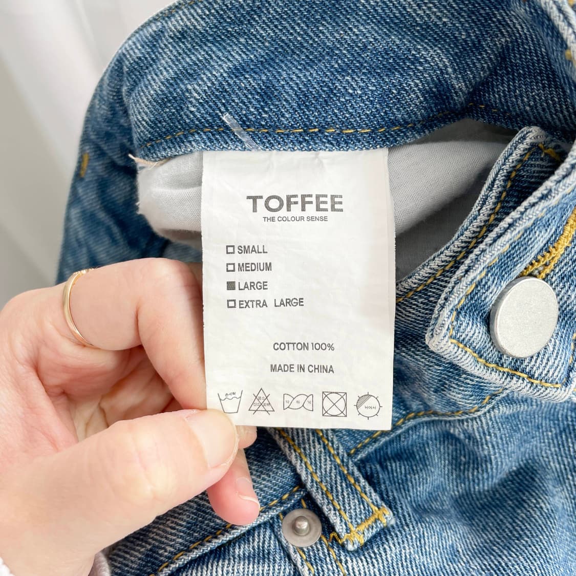 A1 토피(TOFFEE) 데님팬츠 31-32사이즈 상품이미지5