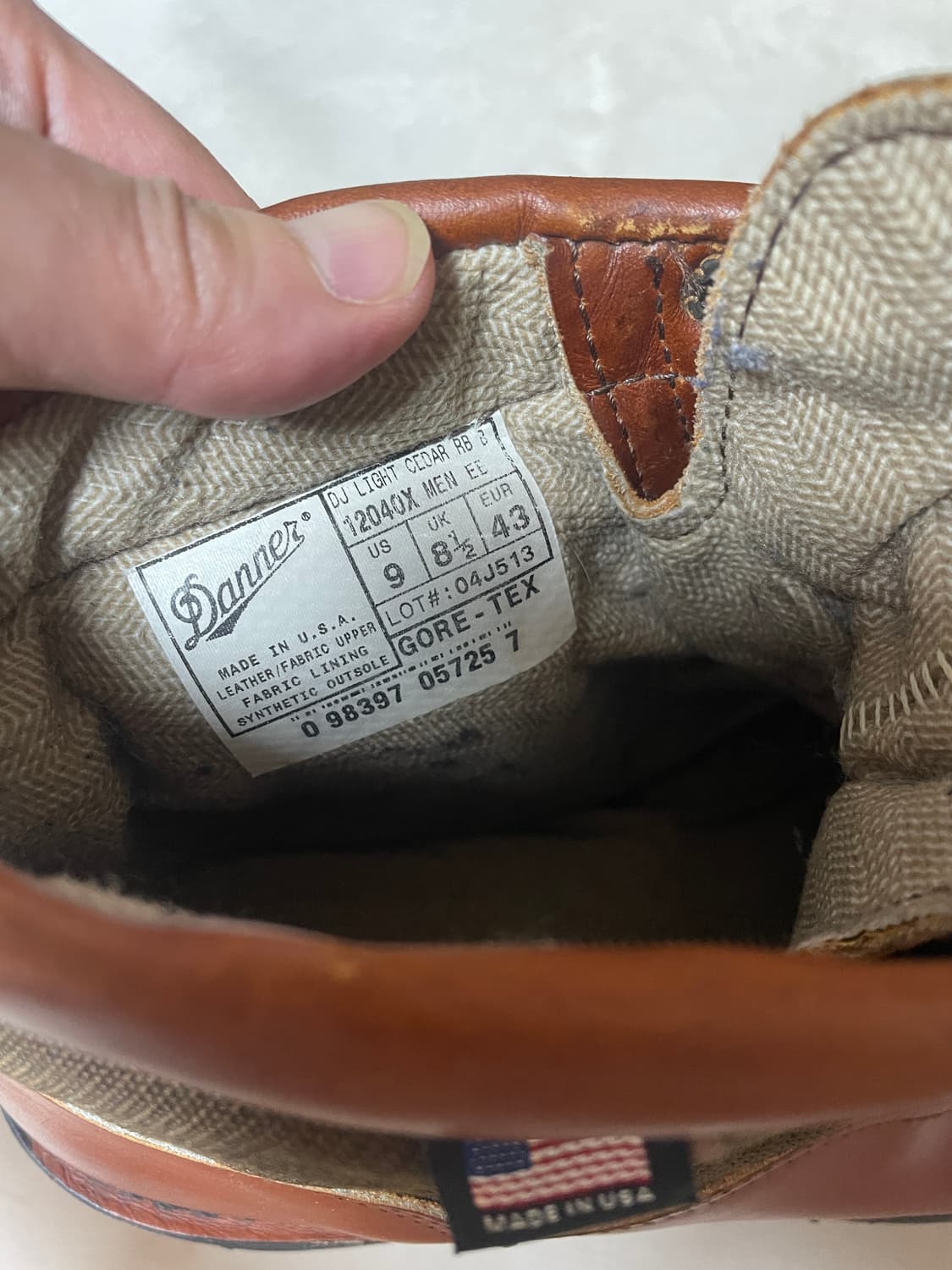 대너 Danner DJ light cedar 고택스 부츠 9 사이즈 상품이미지7