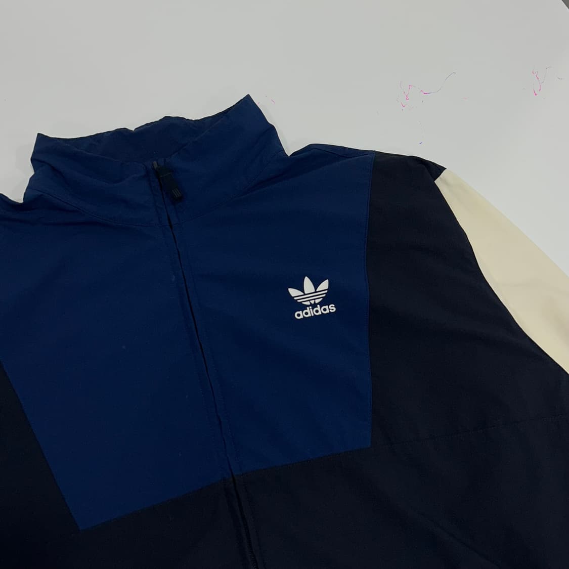 Adidas 아디다스 2-way 파이어버드 네이비 배색 바람막이 상품이미지4