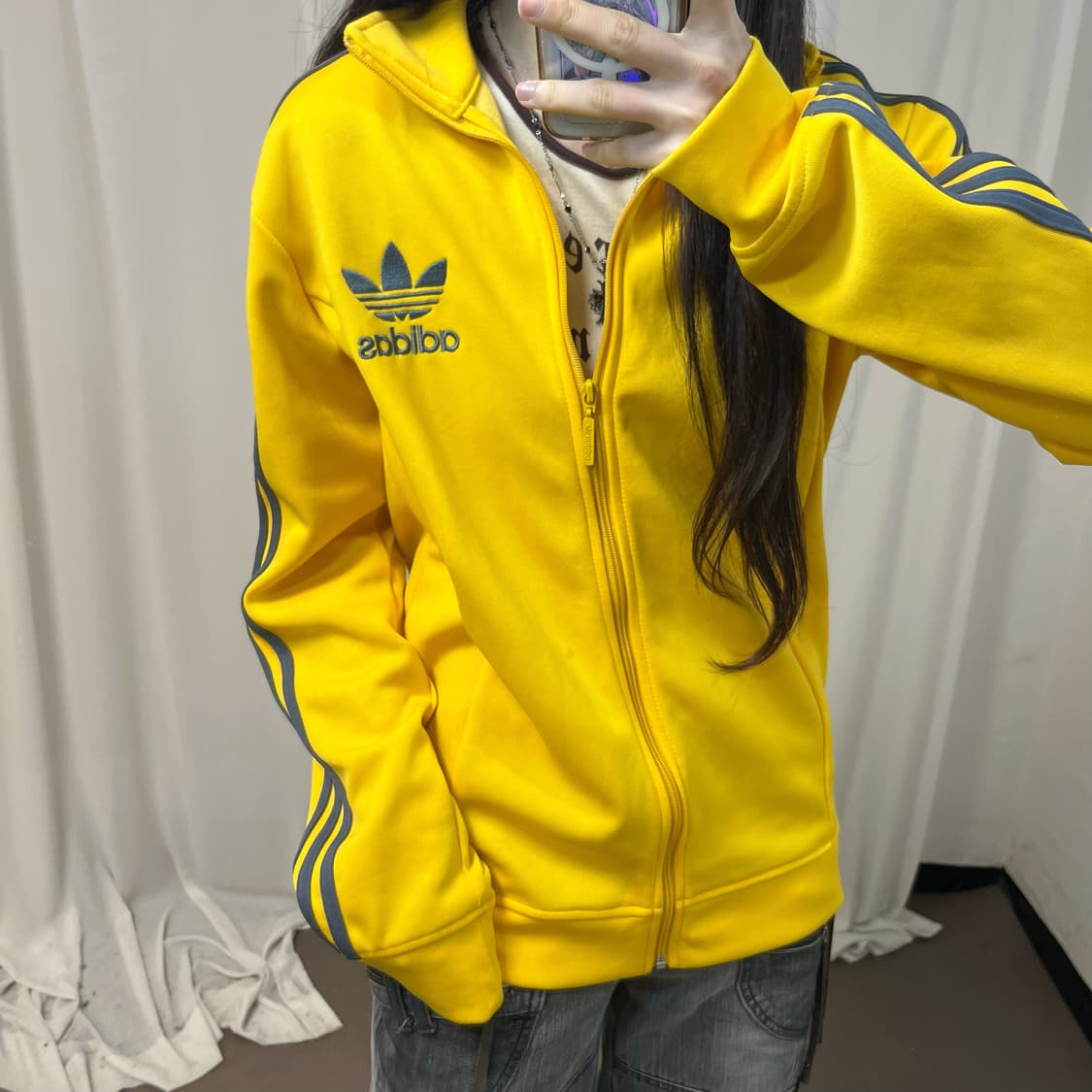 Adidas yellow Europa jersey 상품이미지3