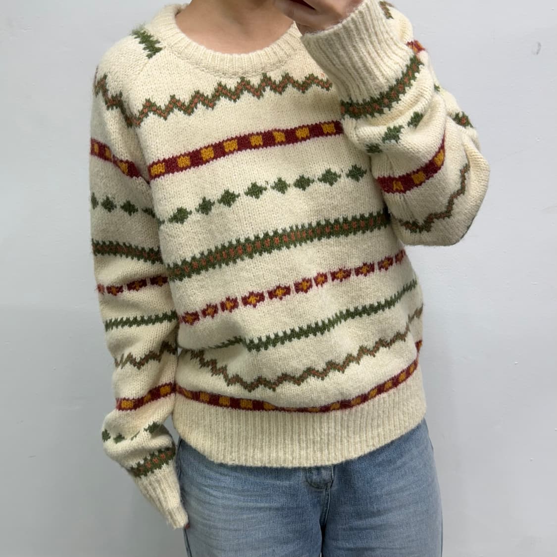 [2] 아웃스탠딩 니트 상품이미지1