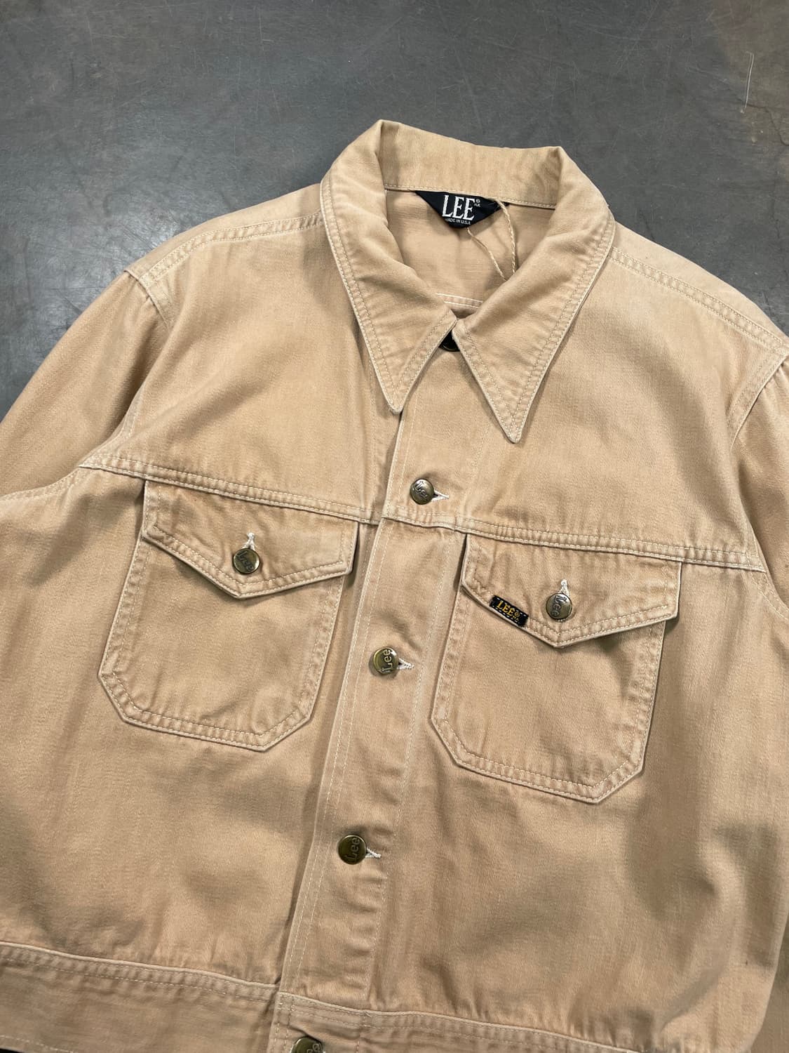 70s Lee USA 몰스킨 트러커 자켓 상품이미지2