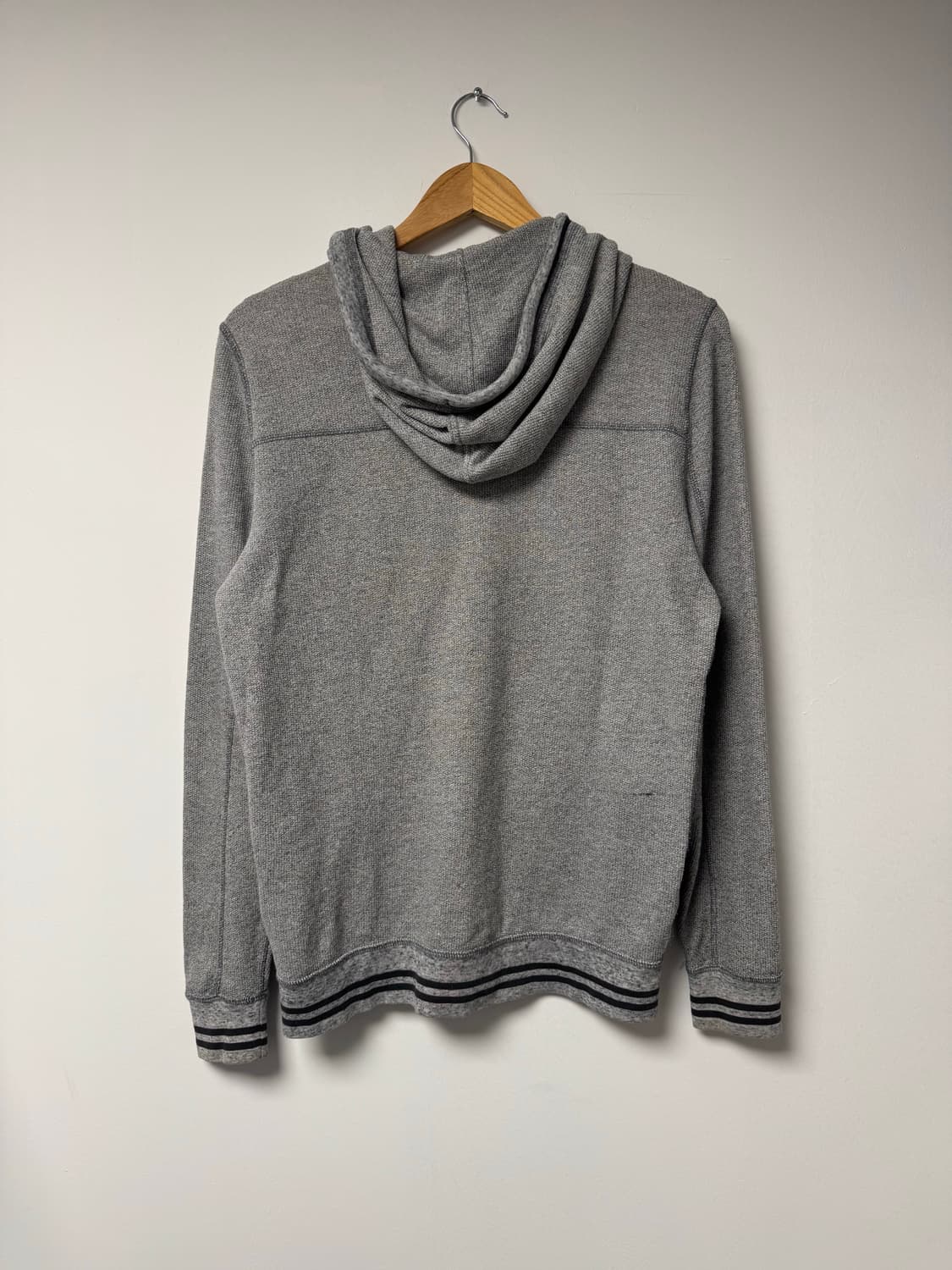 아베크롬비 y2k 와플 보카시 그레이 후드집업 니트 xs 상품이미지6