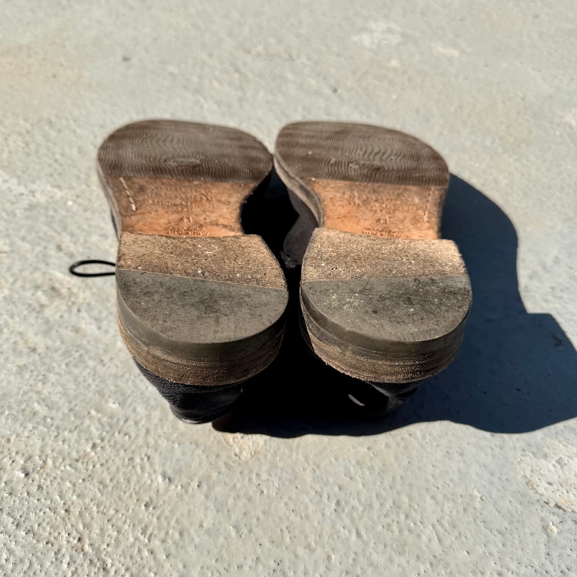 마르지엘라 캔버스 가공 더비 슈즈 상품이미지7