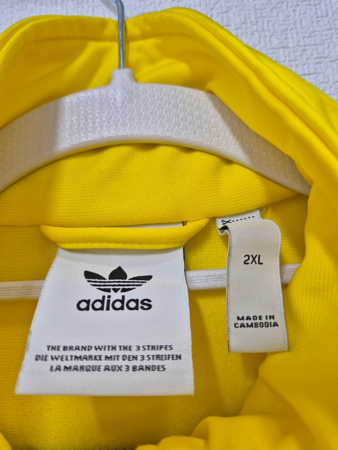 아디다스 파이어버드 져지 옐로우 / 2XL(정품) 상품이미지4