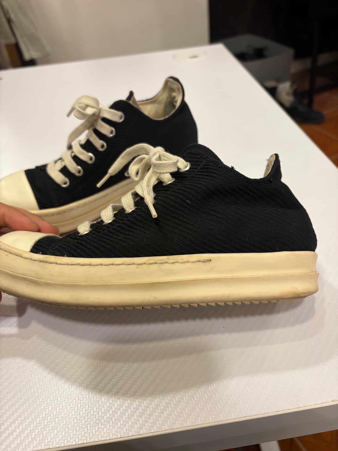 릭오웬스 라몬즈 로우 16fw  상품이미지2