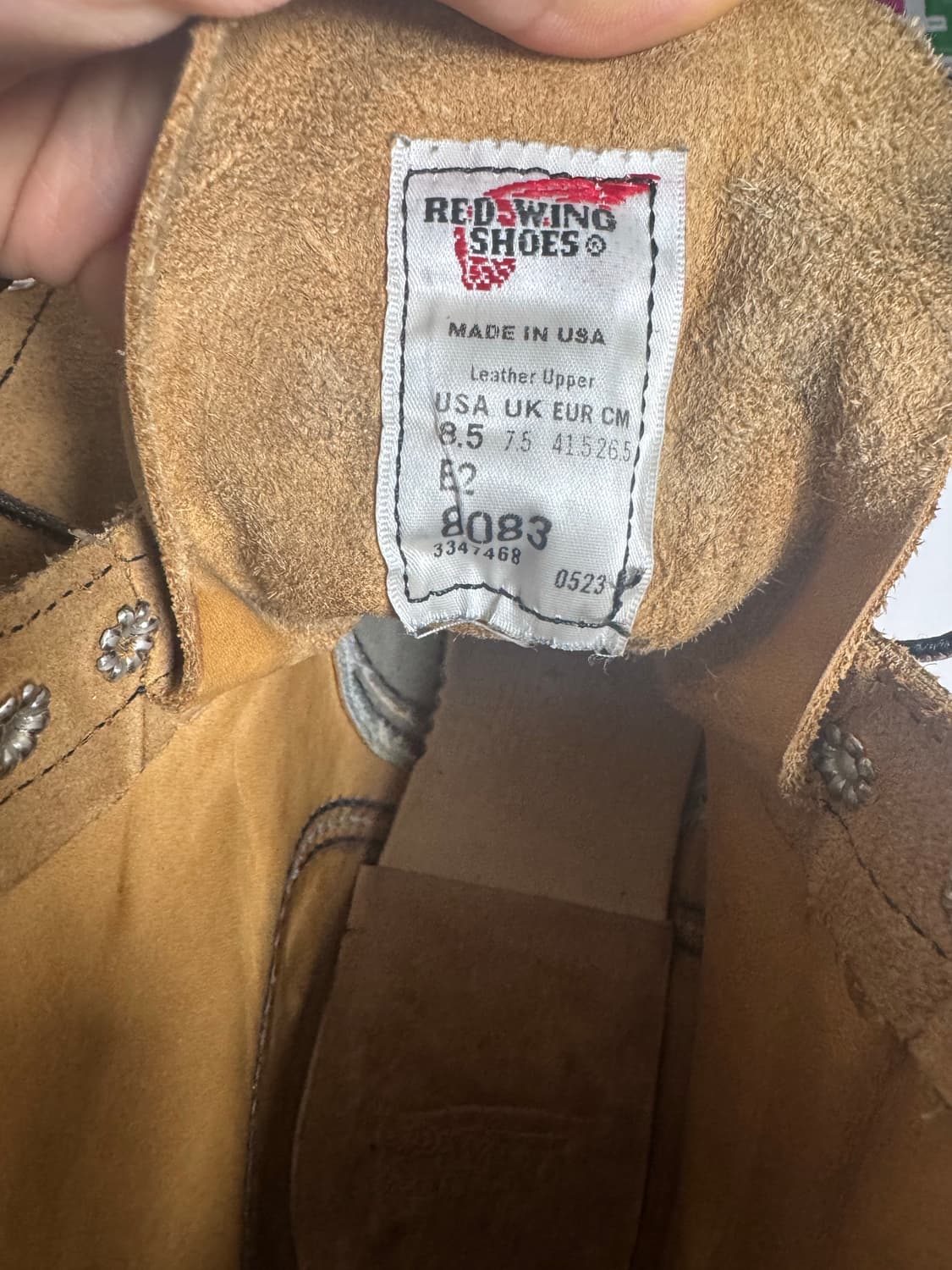 레드윙 8083 8.5 EE 팩토리세컨 상품이미지9