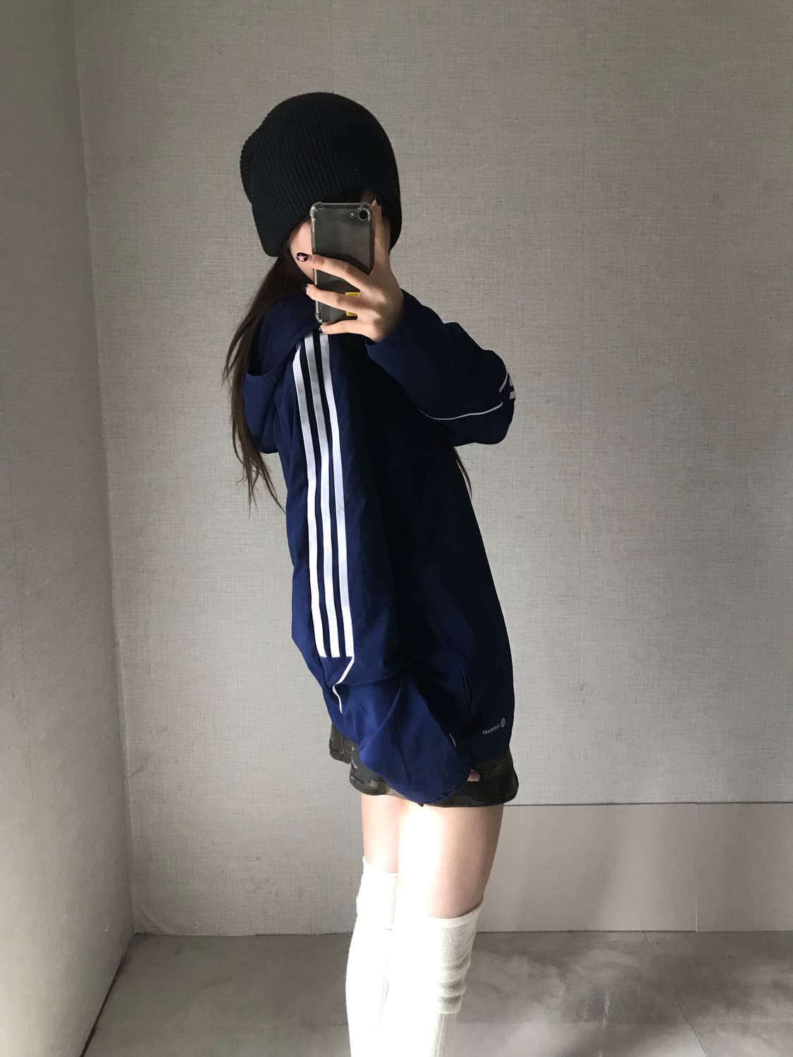 아디다스 네이비 바람막이 상품이미지3