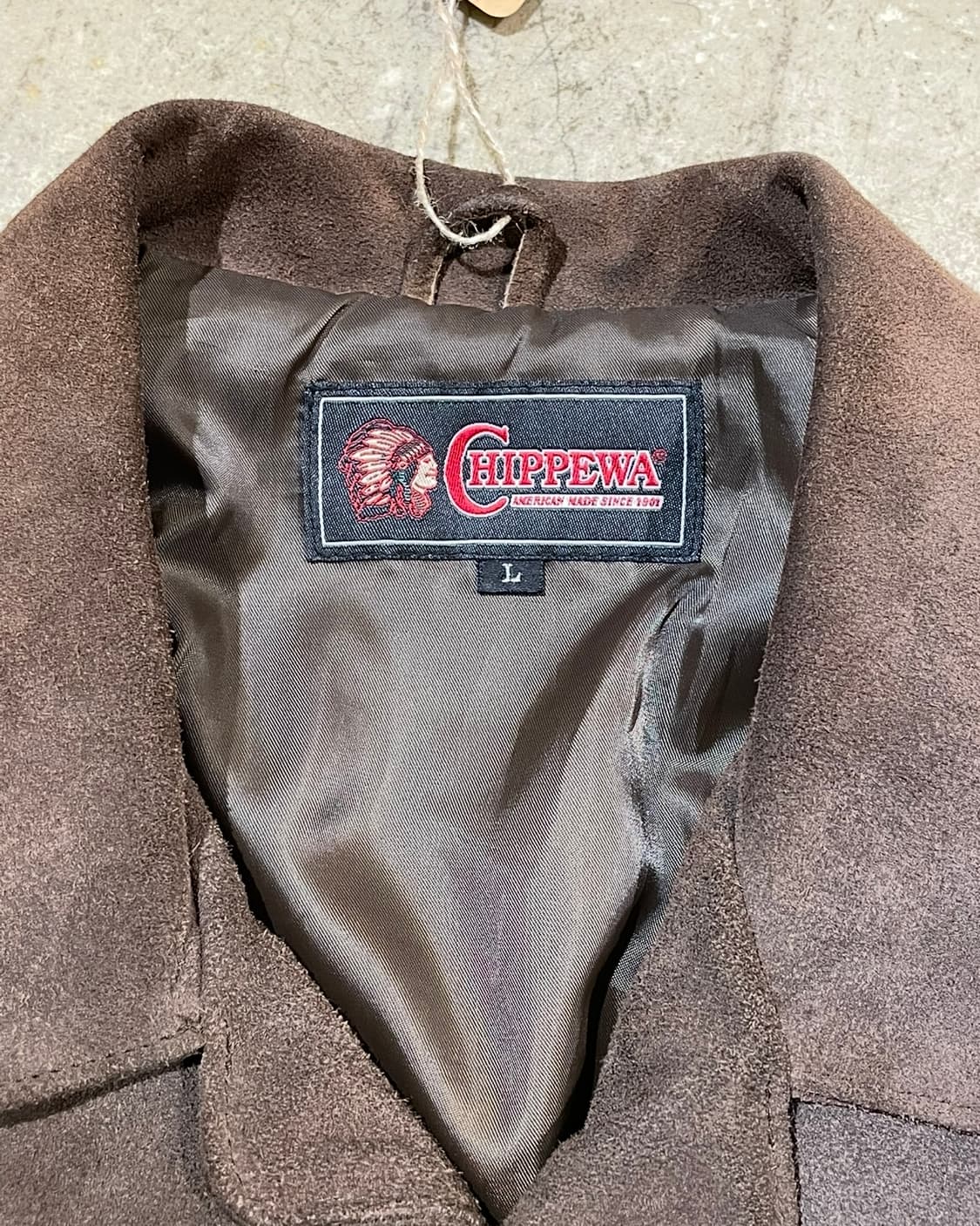 Chippewa 소가죽 스웨이드 프린지 웨스턴 자켓(B5139) 상품이미지8