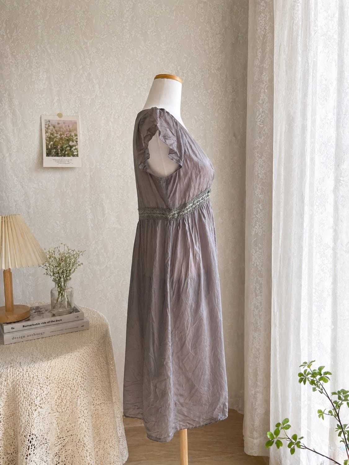 axes femme레이스 절개 원피스 상품이미지2