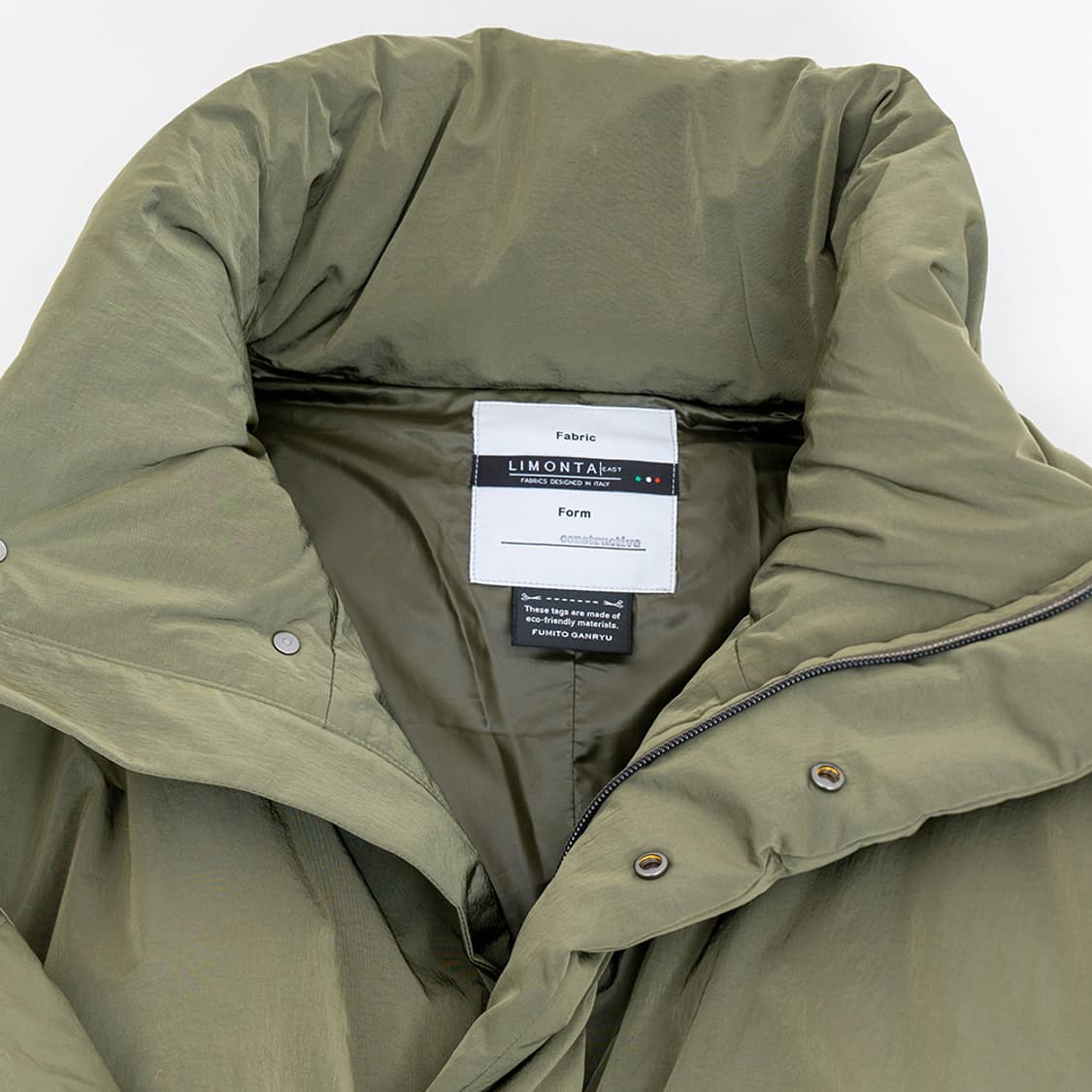 (새상품) 후미토간류 컨스트럭티브 스텔스 다운 자켓 카키 상품이미지3