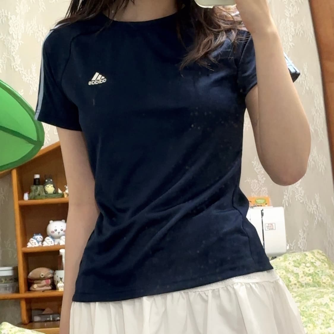 아디다스 대장 반팔 티셔츠 반소매 네이비 일본 빈티지 스포티 져지 대만 상품이미지2