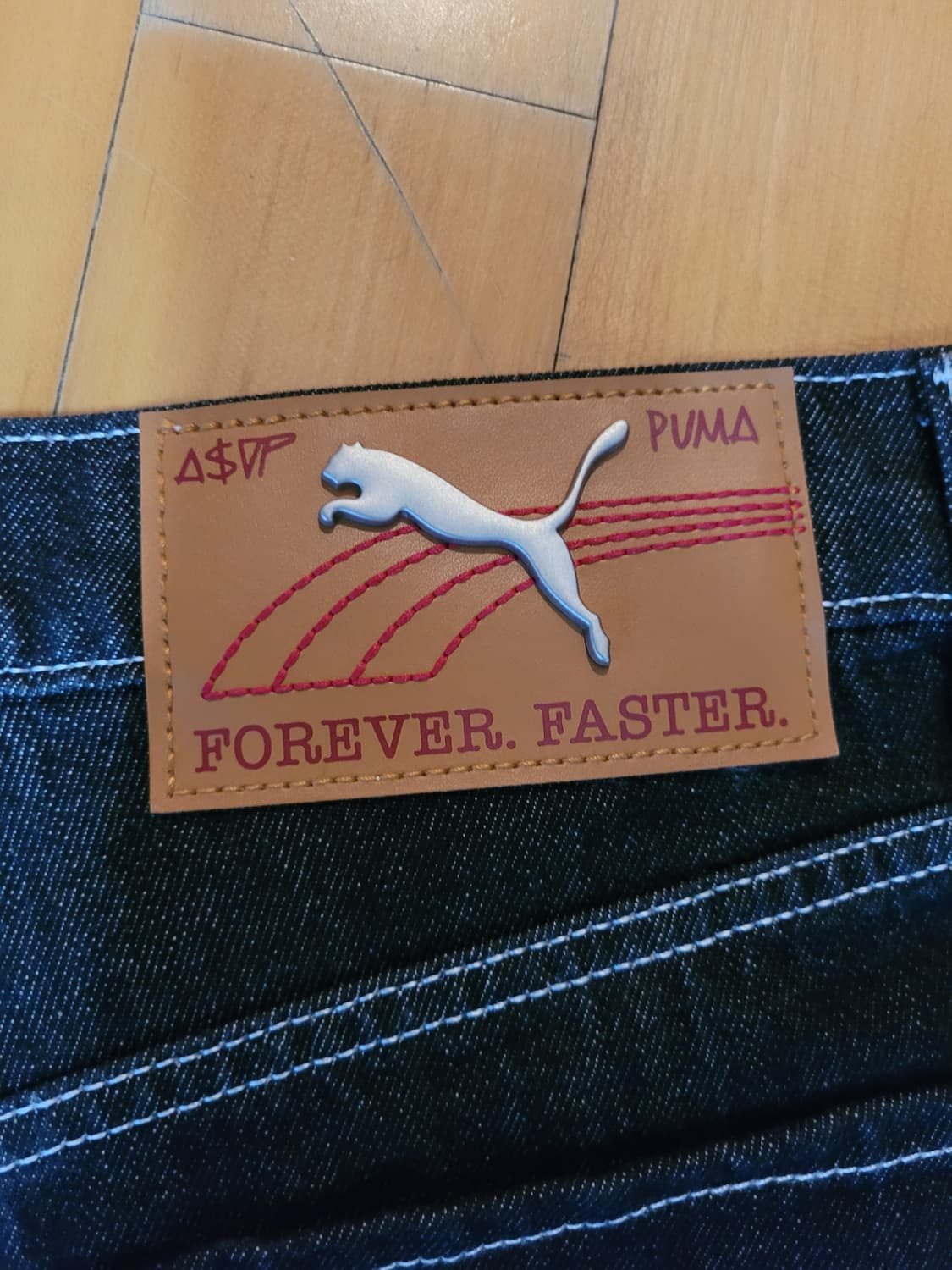 에이셉라키X푸마  니패드 데님팬츠 상품이미지7