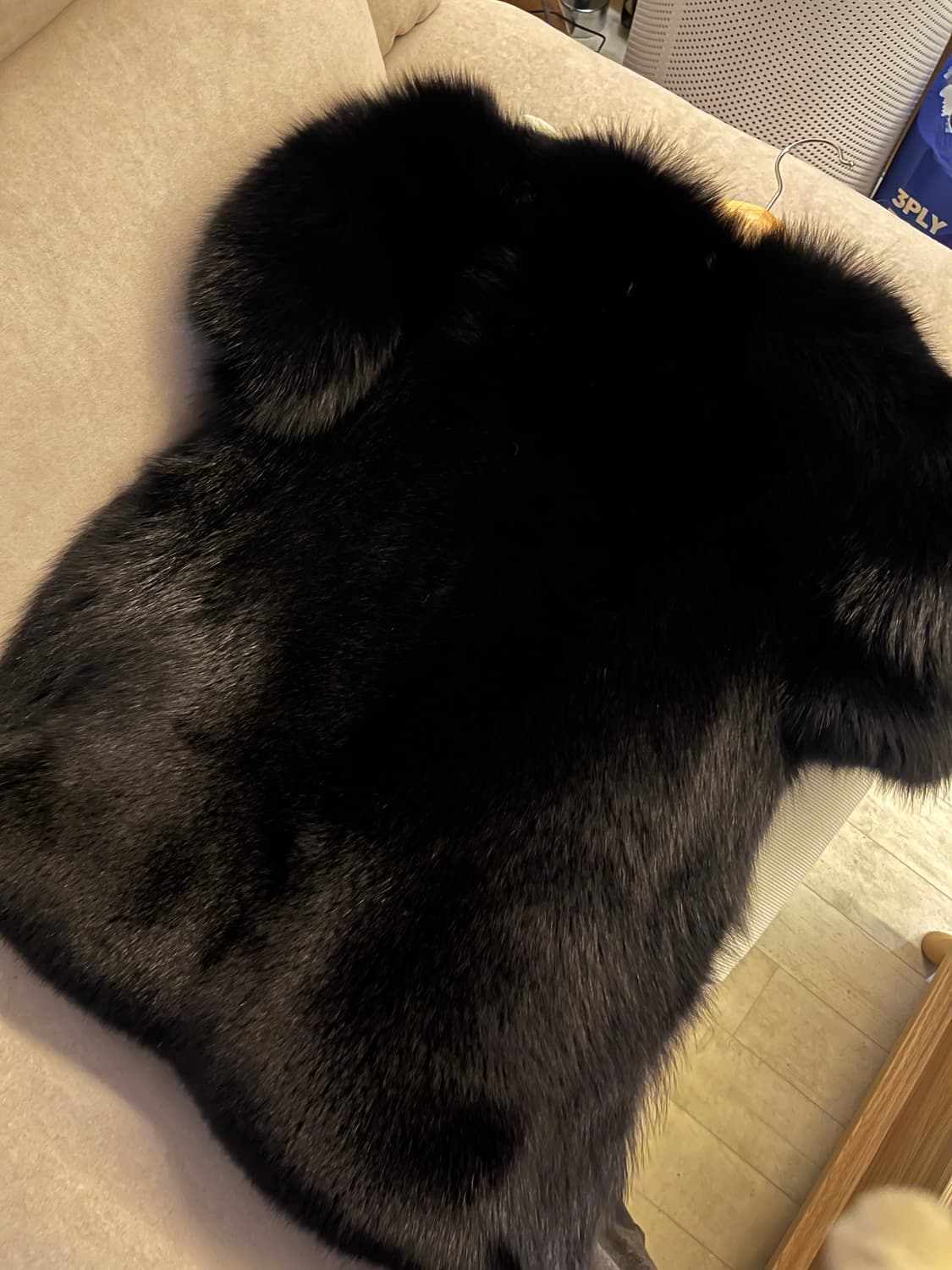 사가폭스 캡소매 통폭스 블랙 최상급버전 상품이미지2