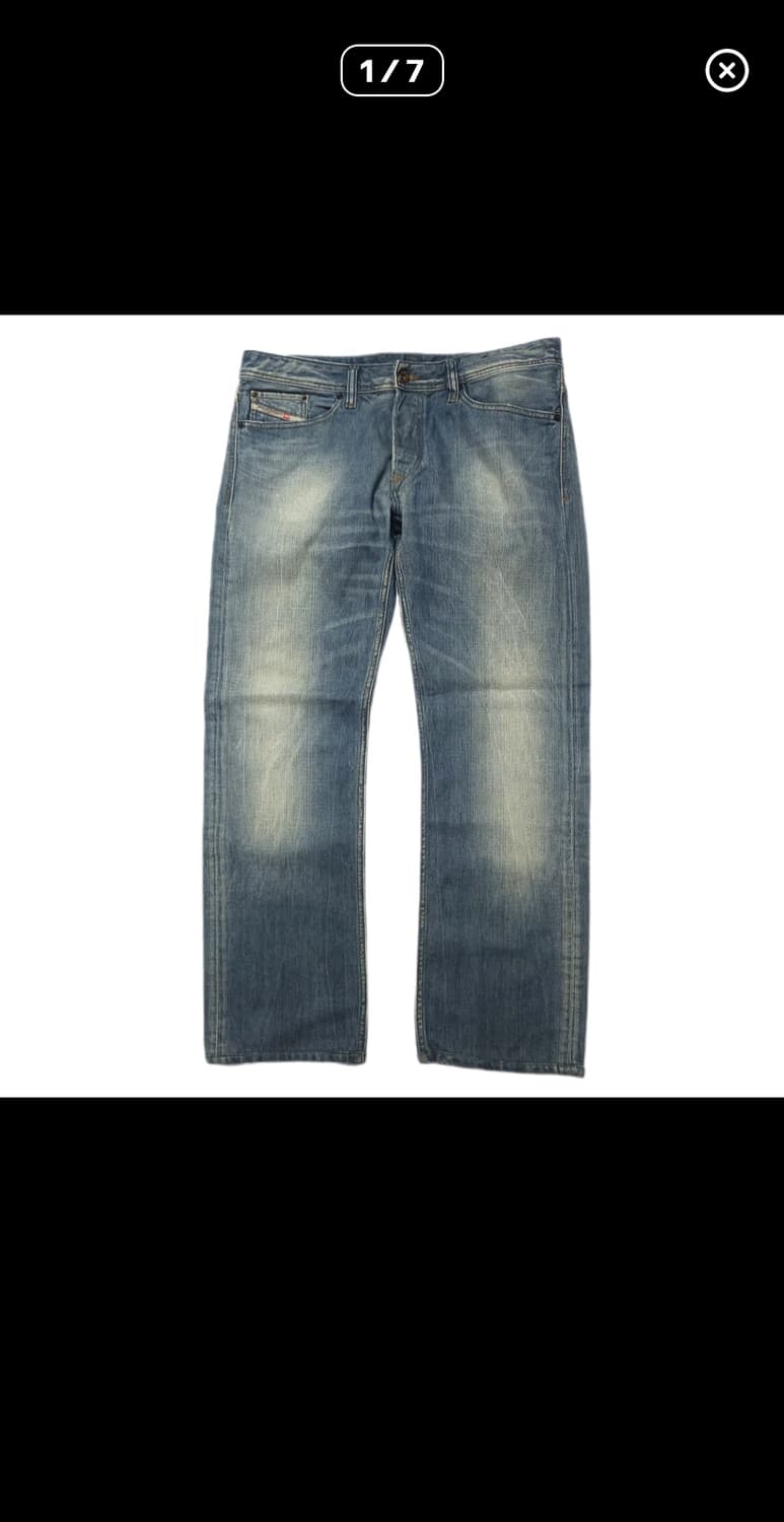 디젤 바이커 워싱 데님팬츠 36 상품이미지1