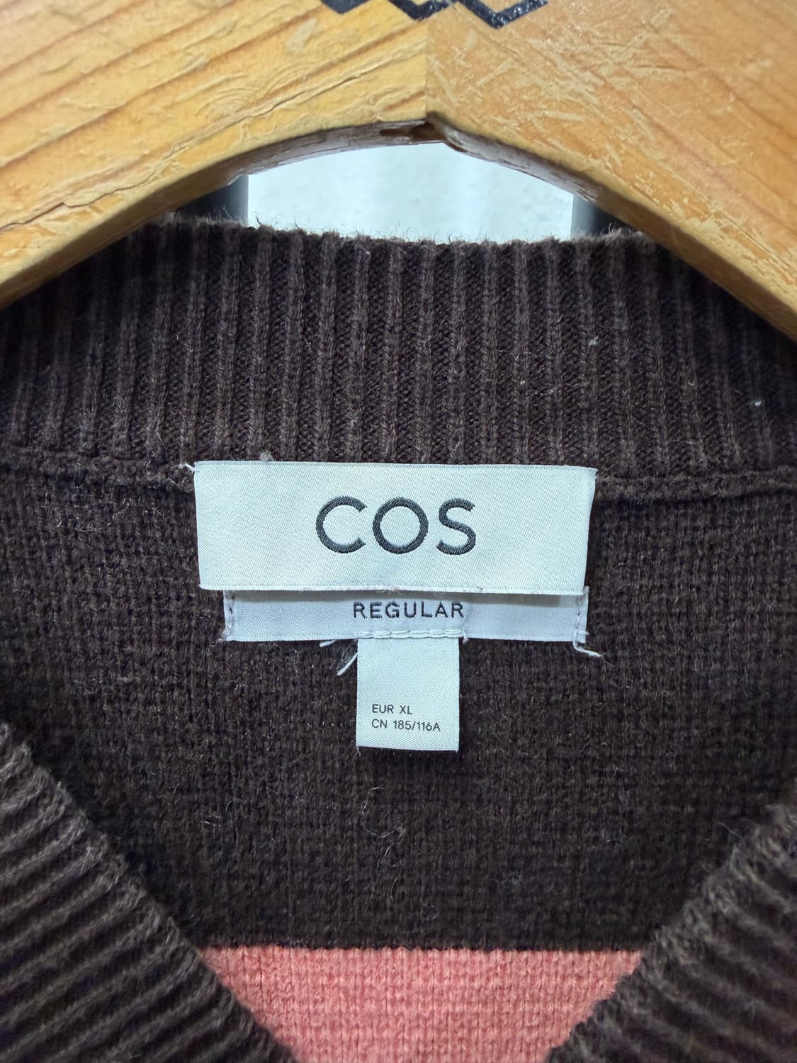 정품) COS 코스 남성 스트라이프 가디건 XL 상품이미지6