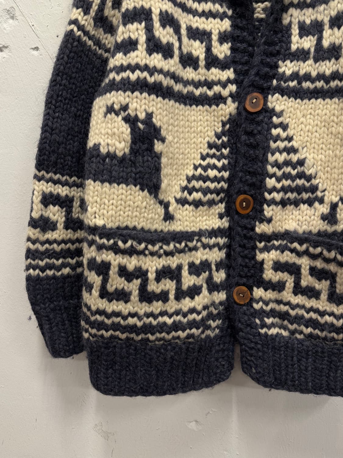 M) Canada LONGHOUSE Cowichan Wool Cardig 상품이미지4