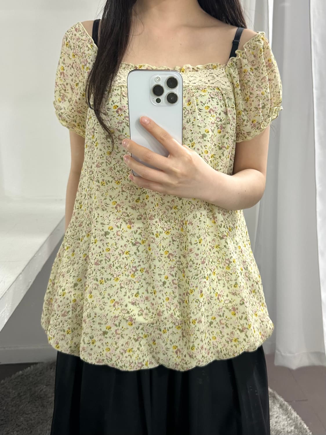 flower mori blouse 상품이미지3