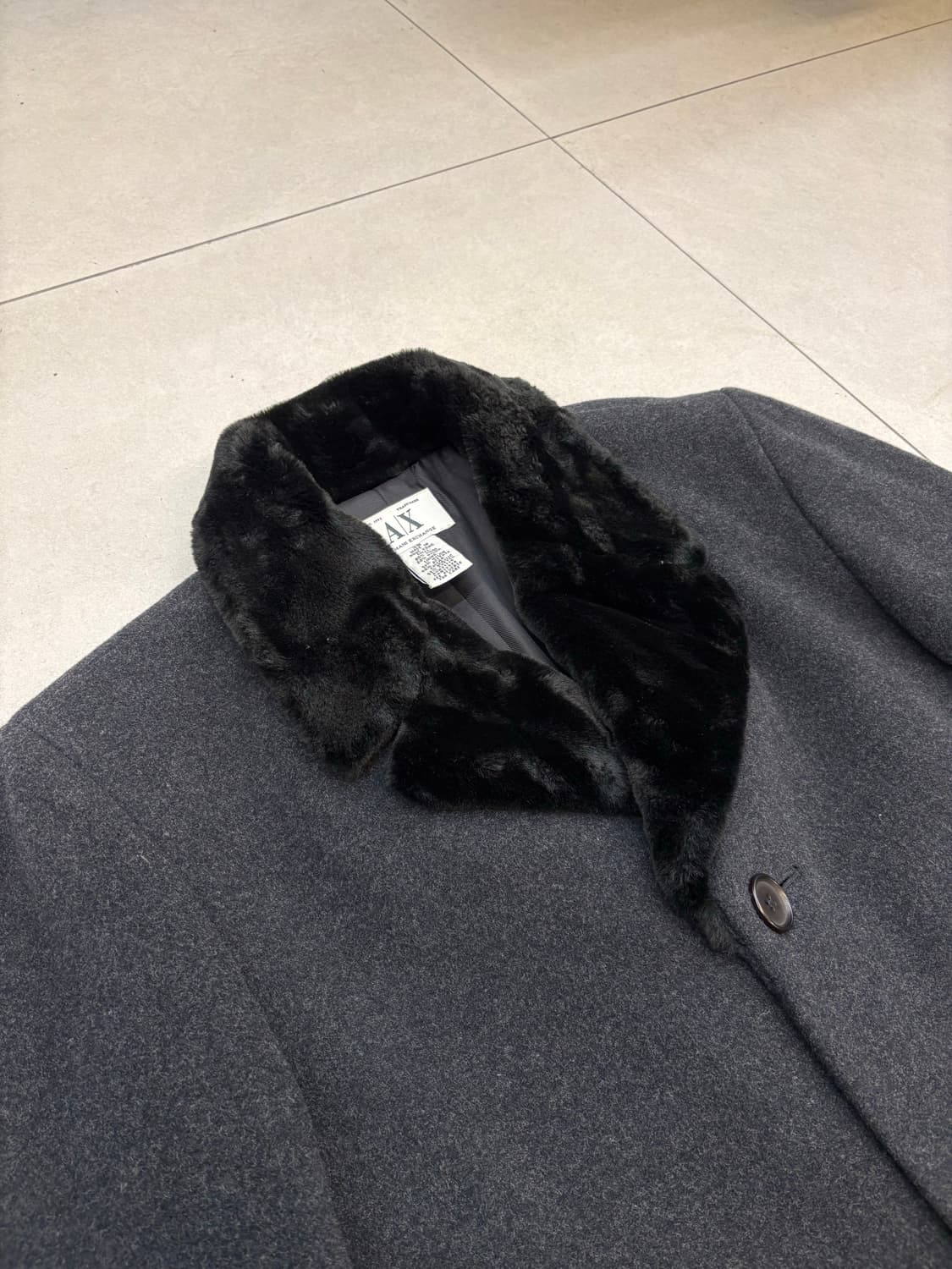 [ 38 ] 아르마니 익스체인지 퍼카라 울 코트 상품이미지4