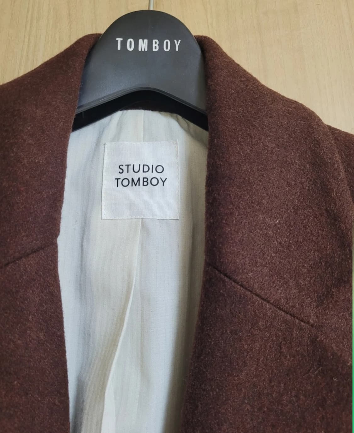 톰보이 테일러드 자켓 브라운 상품이미지4