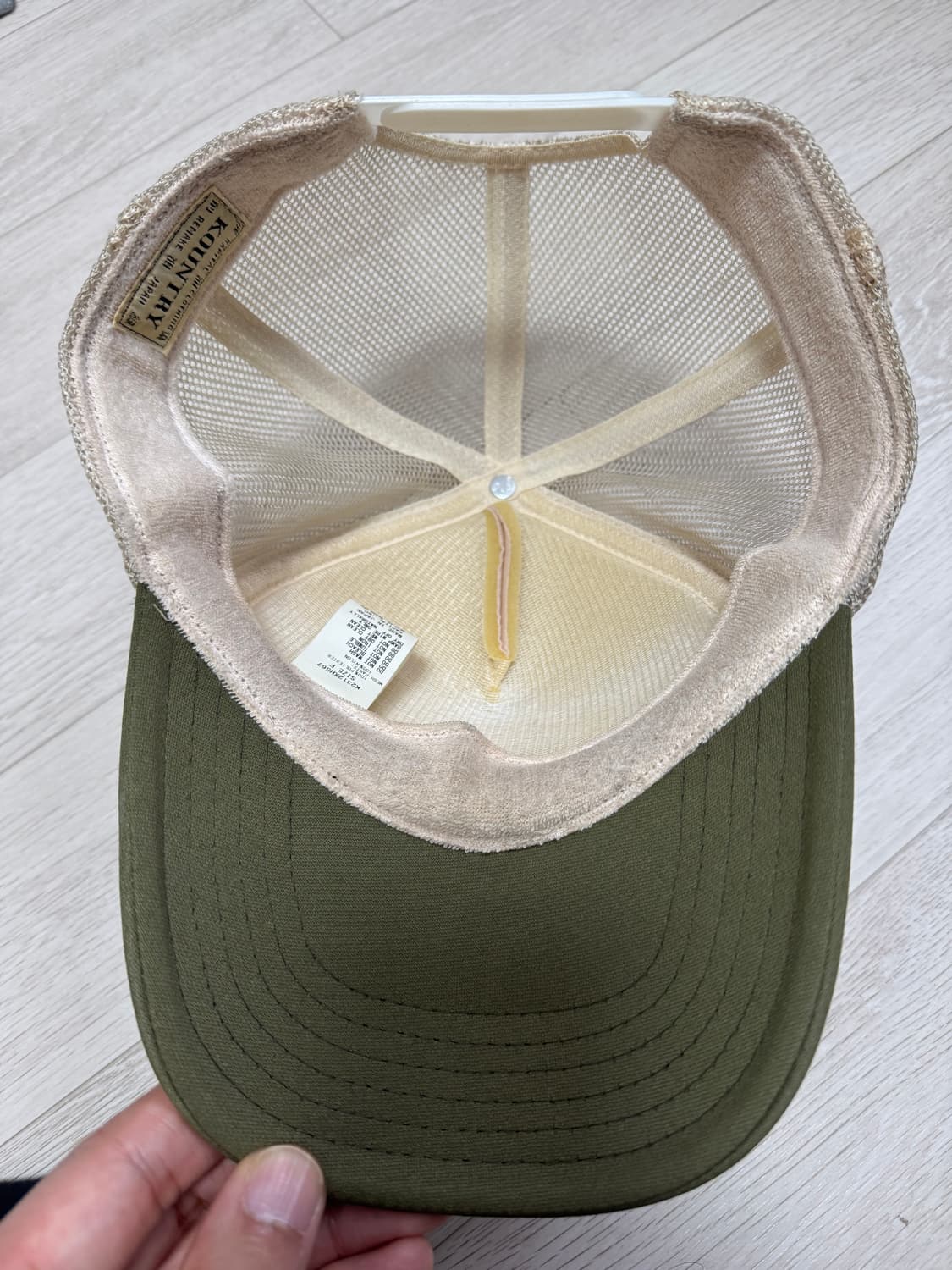 캐피탈 컨트리 더티 쉬링크 트럭캡 키나리 카키 상품이미지2